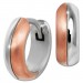 Silberdream SilberDream Creole Two Tone rose silber 1,3cm 925 Sterling Silber Damen SDO4418E