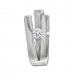 Silberdream SilberDream Creole V Zirkonia Weiß 925 Sterling Silber Damen SDO4407W