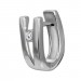 Silberdream SilberDream Creole V Zirkonia Weiß 925 Sterling Silber Damen SDO4407W