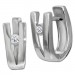 Silberdream SilberDream Creole V Zirkonia weiß 925 Sterling Silber Damen SDO4407W