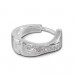 Silberdream SilberDream Creole X-Form Zirkonia Weiß 925 Sterling Silber Ohrring SDO380W