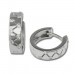Silberdream SilberDream Creole Zickzack Zirkonia 925 Silber Damen Ohrring SDO340W