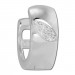 Silberdream SilberDream Creole Zirkonia-Blatt Weiß 925 Sterling Silber Damen SDO4268W