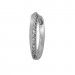 Silberdream SilberDream Creole Zirkonia Weiß 925 Sterling Silber Ohrring SDO350W