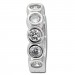 Silberdream SilberDream Creole Zirkonia Weiß 925 Sterling Silber Damen SDO4362W