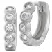 Silberdream SilberDream Creole Zirkonia weiß 925 Sterling Silber Damen SDO4362W