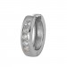 Silberdream SilberDream Creole Zirkonia Weiß Ohrring 925er Silber Schmuck SDO0045WJ