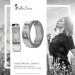 Silberdream SilberDream Creole Zwei Zirkonia Weiß 925 Sterling Silber Damen SDO4360W