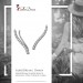 Silberdream SilberDream Ear Cuff 13 Kleine Zirkonias Ohrringe Ohrklemme 925 Silber GSO455W