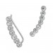 Silberdream SilberDream Ear Cuff 7 Zirkonias Ohrringe Ohrklemme 925 Silber GSO414W