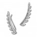Silberdream SilberDream Ear Cuff Blätter Ohrringe Ohrklemme 925 Sterling Silber GSO456W