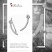 Silberdream SilberDream Ear Cuff Herz Ohrringe Ohrklemme 925 Sterling Silber GSO458W