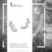 Silberdream SilberDream Ear Cuff Kreise Zirkonia Ohrringe Ohrklemme 925 Silber GSO423W