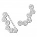 Silberdream SilberDream Ear Cuff Kreise Zirkonia Ohrringe Ohrklemme 925 Silber GSO423W