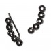 Silberdream SilberDream Ear Cuff Kreise Zirkonia schwarz Ohrringe 925 Silber GSO425S