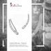 Silberdream SilberDream Ear Cuff Längliche Zirkonias Ohrringe Ohrklemme 925 Silber GSO457W
