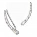Silberdream SilberDream Ear Cuff längliche Zirkonias Ohrringe Ohrklemme 925 Silber GSO457W