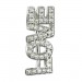 Silberdream SilberDream Ear Cuff LOVE Ohrringe Ohrklemme 925 Sterling Silber GSO501W