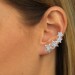 Silberdream SilberDream Ear Cuff Sterne Zirkonia Ohrringe Ohrklemme 925 Silber GSO411W