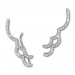 Silberdream SilberDream Ear Cuff Welle Ohrringe Ohrklemme 925 Sterling Silber GSO462W