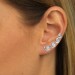 Silberdream SilberDream Ear Cuff Welle Zirkonia Ohrringe Ohrklemme 925 Silber GSO417W