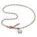 Silberdream SilberDream Fußkette Blümchen rosevergoldet 27cm 925 Sterling Silber SDF2204E