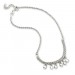 Silberdream SilberDream Fußkette Dangle 25cm 925 Sterling Silber Damen SDF5195J