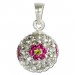 Silberdream SilberDream Glitzer Anhänger 925 Zirkonias Blume GSH301