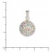 Silberdream SilberDream Glitzer Anhänger Silber Zirkonias Weiß GSH101