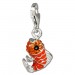 Silberdream SilberDream Glitzer Charm Fisch orange Zirkonia Kristalle GSC507O