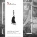 Silberdream SilberDream Glitzer Charm Fuß Schwarz Zirkonia Kristalle GSC580S
