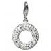 Silberdream SilberDream Glitzer Charm Ring Zirkonias GSC217W