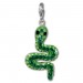 Silberdream SilberDream Glitzer Charm Schlange Zirkonias grün GSC310G