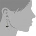 Silberdream SilberDream Glitzer Creole 925 Zirkonias Schwarz GSO004