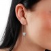 Silberdream SilberDream Glitzer Ohrhänger Dreieck Zirkonia Weiß 925er Silber Ohrring GSO442W