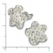 Silberdream SilberDream Glitzer Ohrstecker Blume Weiß Zirkonias GSO213W