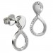 Silberdream SilberDream Glitzer Ohrstecker Tropfen Zirkonia 925 Silber Ohrring GSO505W