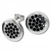 Silberdream SilberDream Glitzer Ohrstecker Zirkoniascheibe schwarz 925 Silber GSO219S