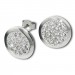 Silberdream SilberDream Glitzer Ohrstecker Zirkoniascheibe weiß 925 Silber GSO219W