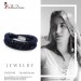 Silberdream SilberDream Glitzerarmband Minikristalle Blaugrau Doppelarmband Damen SDA051B0