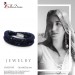 Silberdream SilberDream Glitzerarmband Minikristalle Blaugrau Doppelarmband Damen SDA051B9