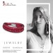 Silberdream SilberDream Glitzerarmband Minikristalle Fuchsia Doppelarmband Damen SDA051P0
