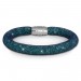 Silberdream SilberDream Glitzerarmband Minikristalle türkis 18cm Armband Damen SDA050T9