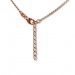 Silberdream SilberDream Halskette Mit Anhänger Creole, 41,5cm 925er Rosevergoldet SDK27742E