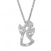Silberdream SilberDream Halskette mit Anhänger Engel Zirkonia 44,5cm 925er Silber SDK4985W