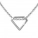 Silberdream SilberDream Kette Diamant-Form 925er Sterling Silber 46cm Halskette SDK8011J