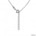 Silberdream SilberDream Kette Diamant-Form 925er Sterling Silber 46cm Halskette SDK8011J