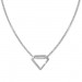 Silberdream SilberDream Kette Diamant-Form 925er Sterling Silber 46cm Halskette SDK8011J