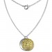 Silberdream SilberDream Kette Doppel Plakette gold vergoldet 925 Silber 45 cm SDK8008Y