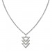 Silberdream SilberDream Kette Dreiecke 925er Sterling Silber 45cm Damen Halskette SDK8013J